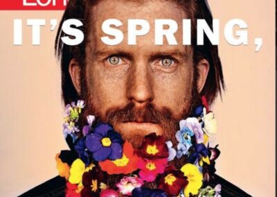Maddocks Farm Organics’ Edible Flowers on the Cover of Time Out Magazine.